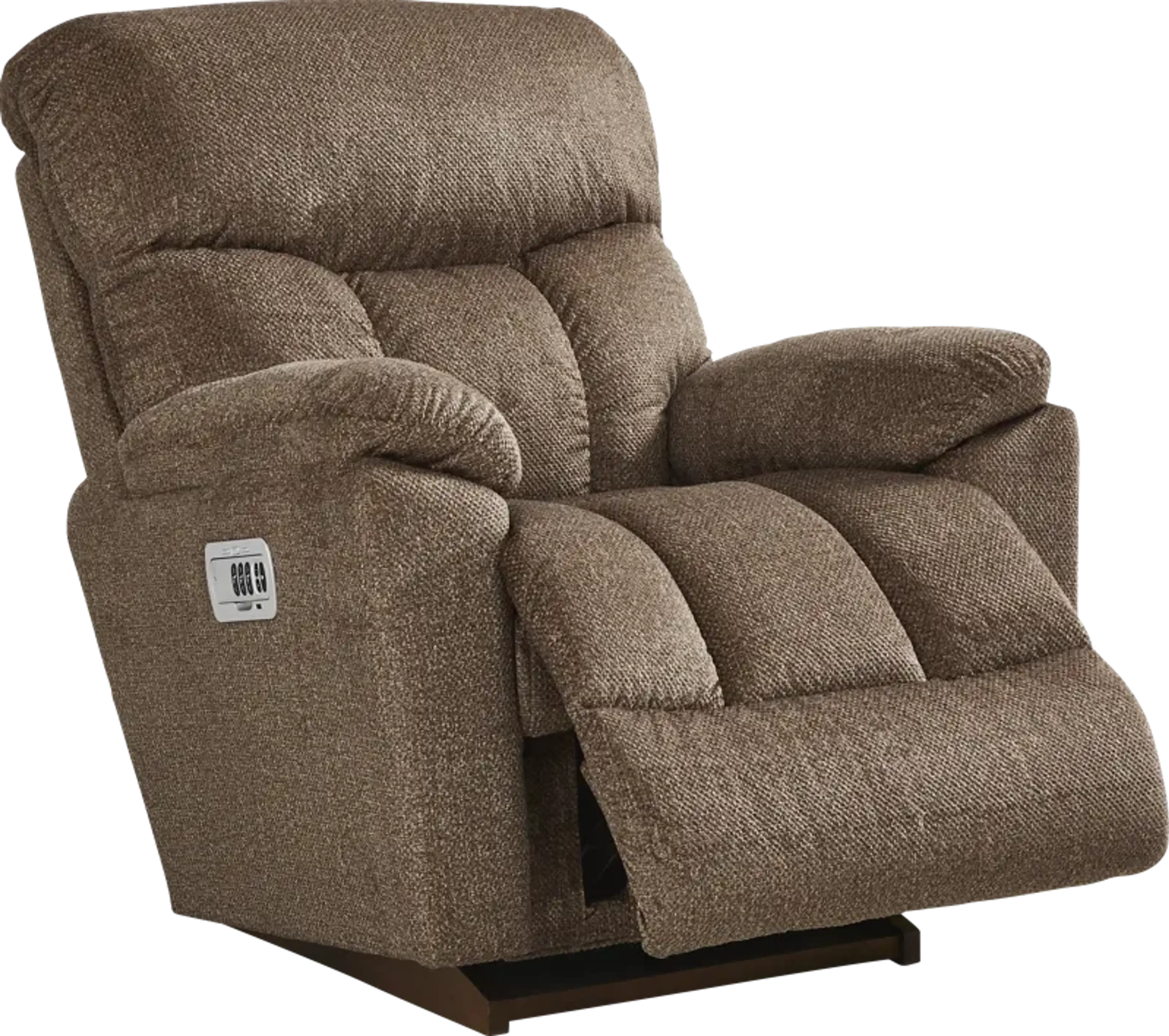 La-Z-Boy Morrison III Slate Blue Dual Power Recliner | Furniture.com