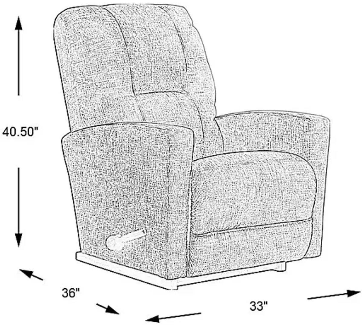 La-Z-Boy Casey I Beige Rocker Recliner