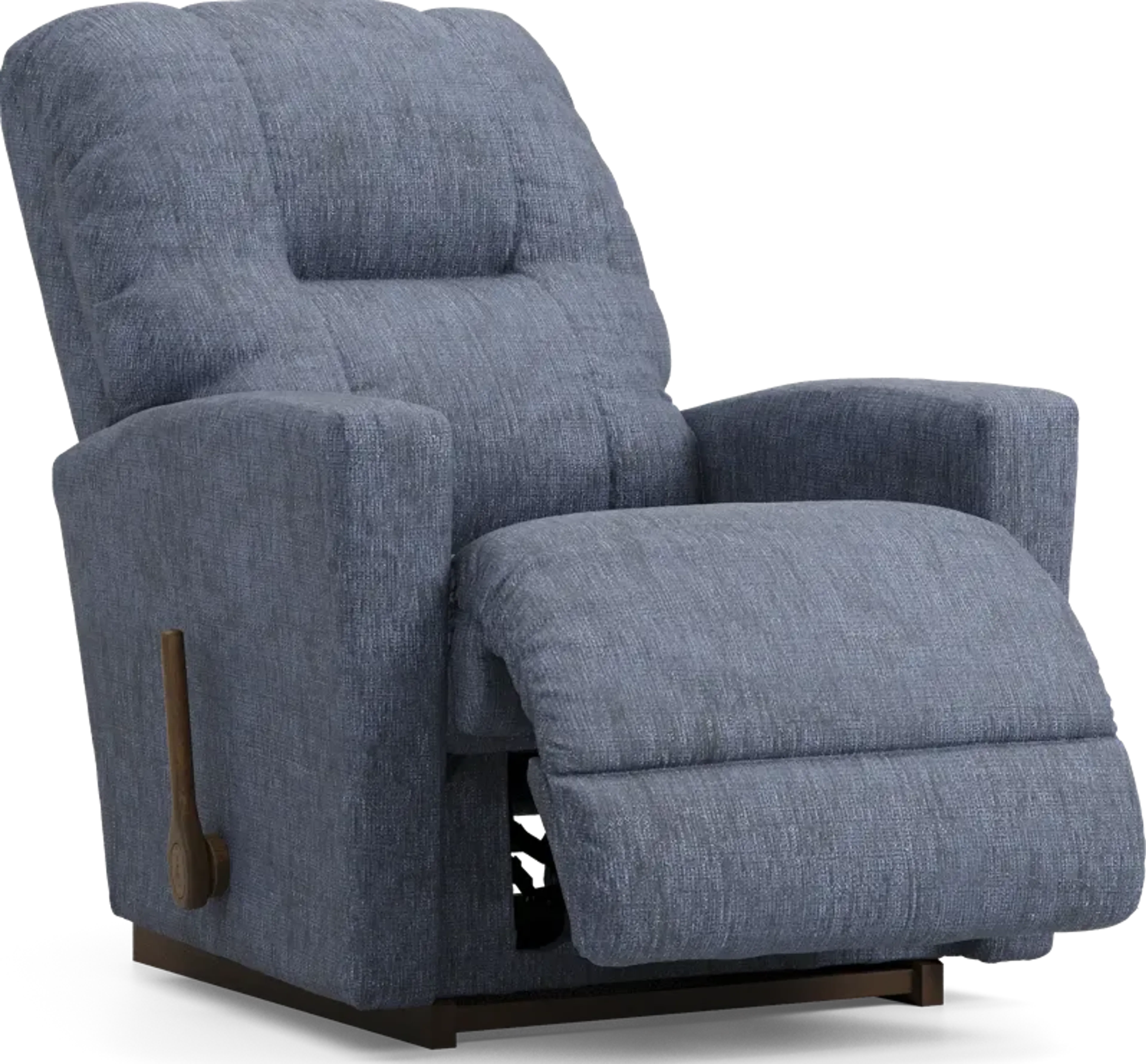 LA-Z-BOY 　青いリクライニングチェア La-Z-Boy Casey I Blue Rocker Recliner | Furniture.com