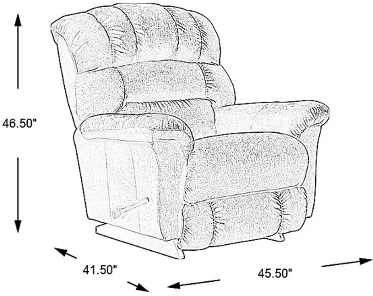 La-Z-Boy Randell Camel Rocker Recliner