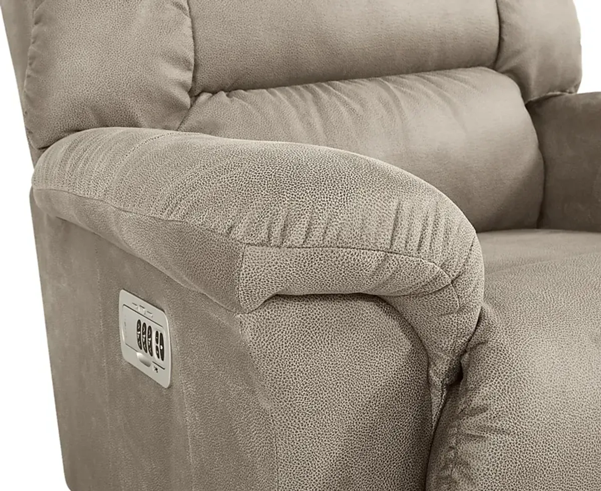 La-Z-Boy Randell III Taupe Dual Power Recliner