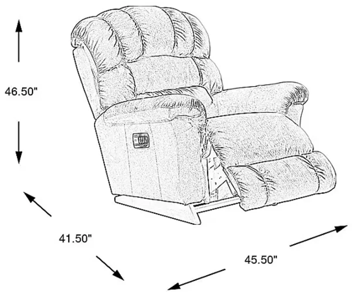 La-Z-Boy Randell III Taupe Dual Power Recliner