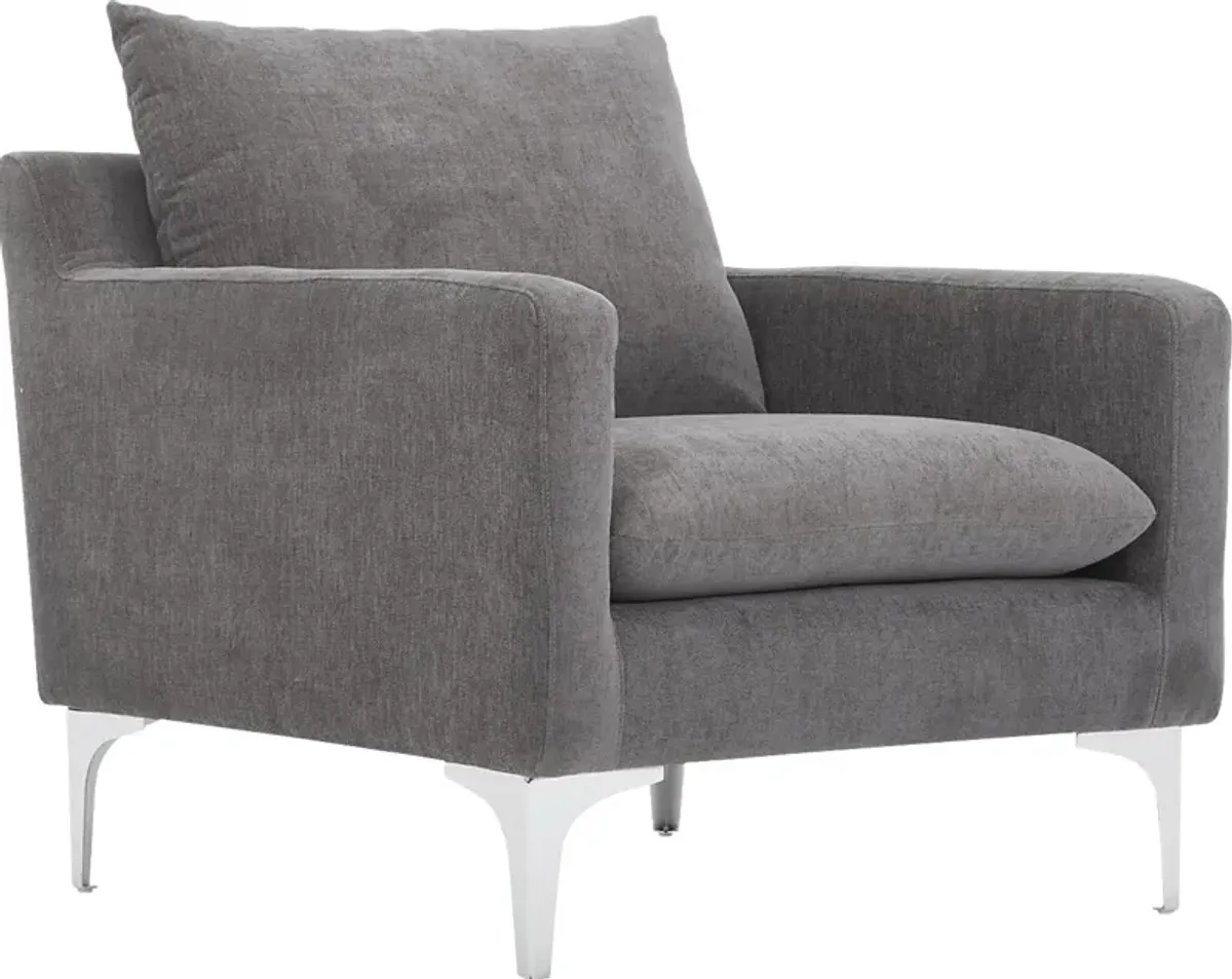 Glenroy Gray Accent Chair