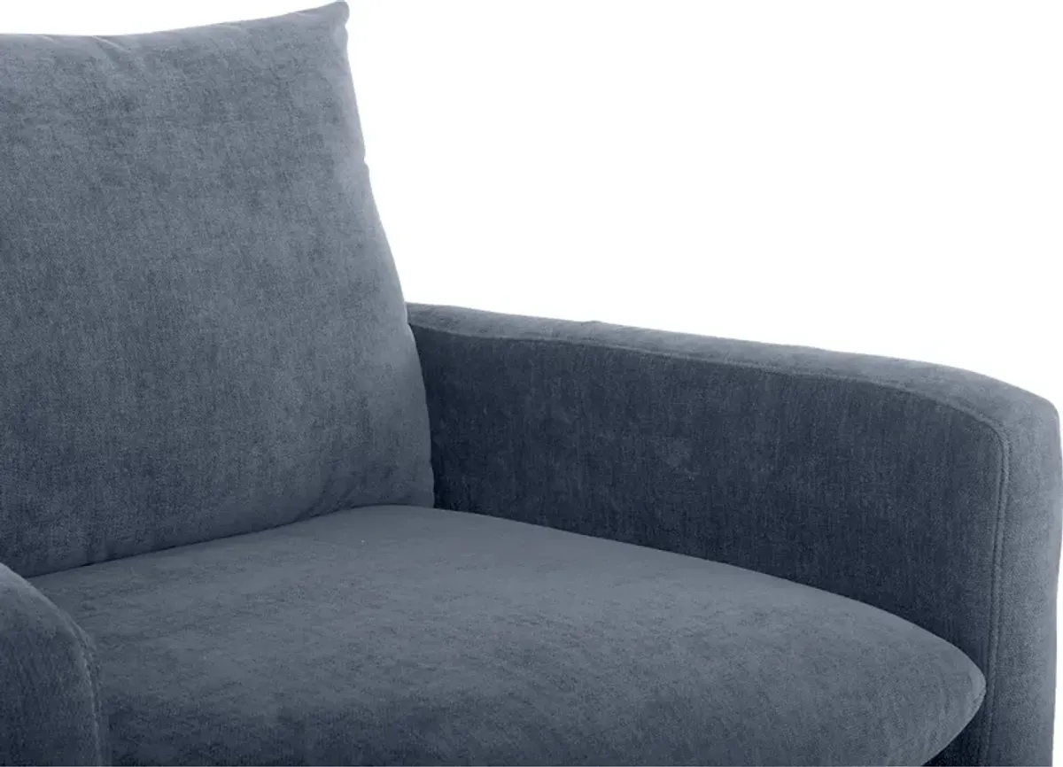 Glenroy Blue Accent Chair
