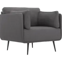 Corliss Gray Accent Chair