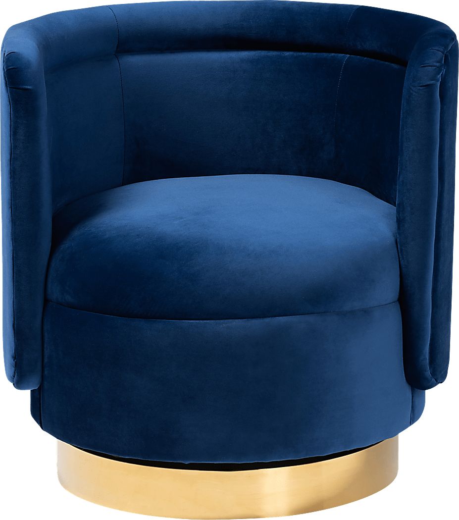 Boek Blue Accent Chair