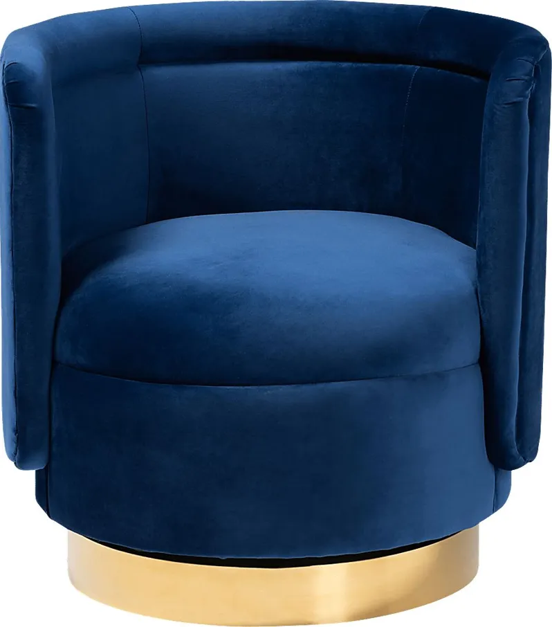 Boek Blue Accent Chair