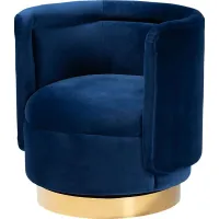 Boek Blue Accent Chair