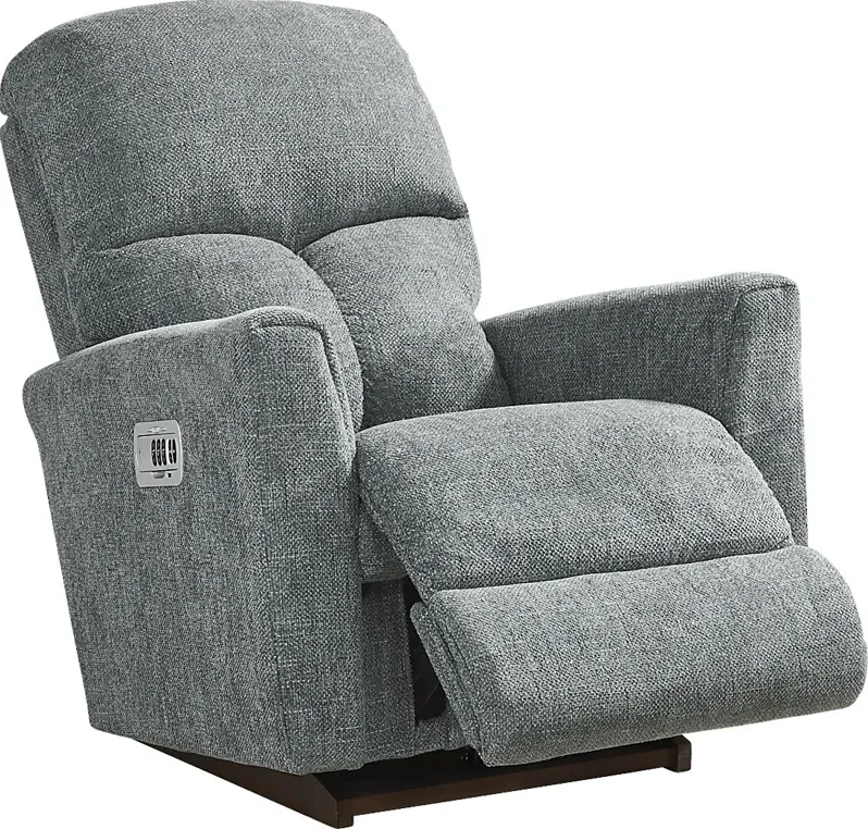 La-Z-Boy Hawthorn III Blue Dual Power Recliner