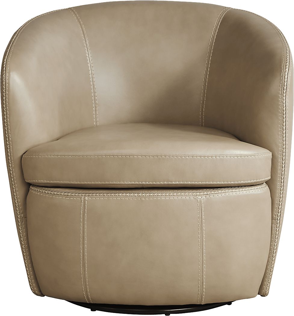 Laumont Beige Swivel Chair