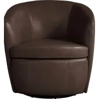 Laumont Brown Swivel Chair