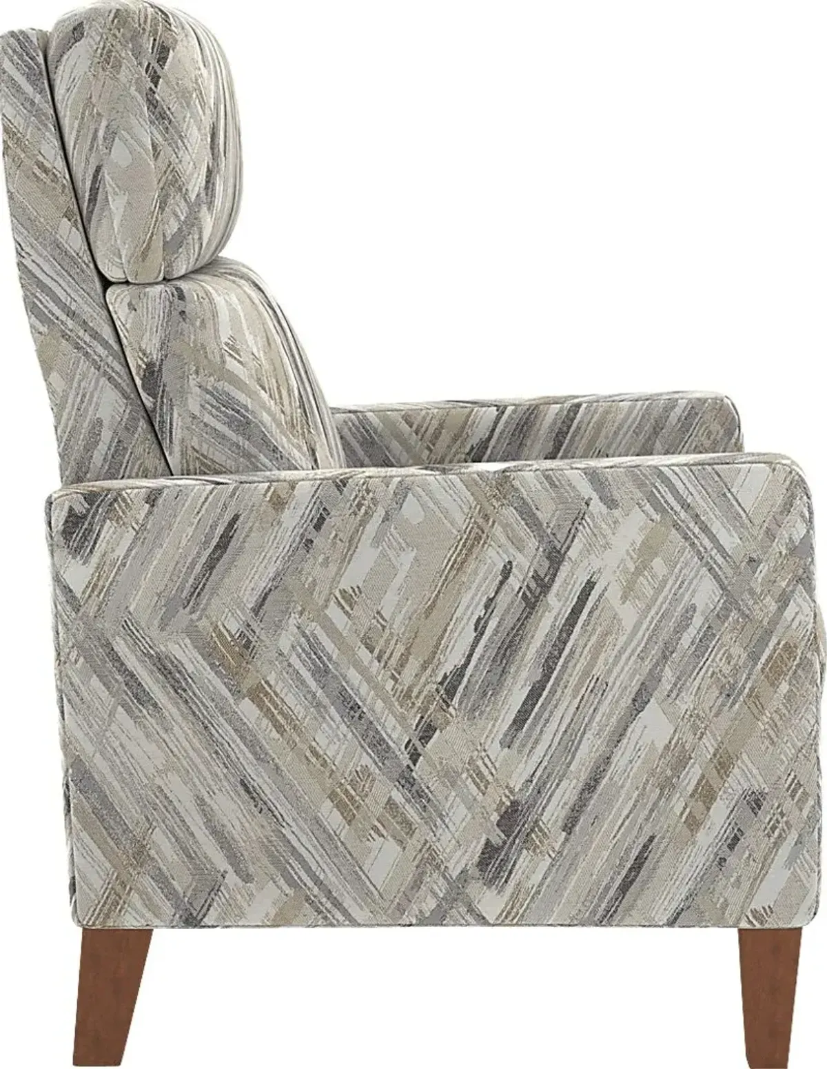 Brentway Taupe Push Back Recliner