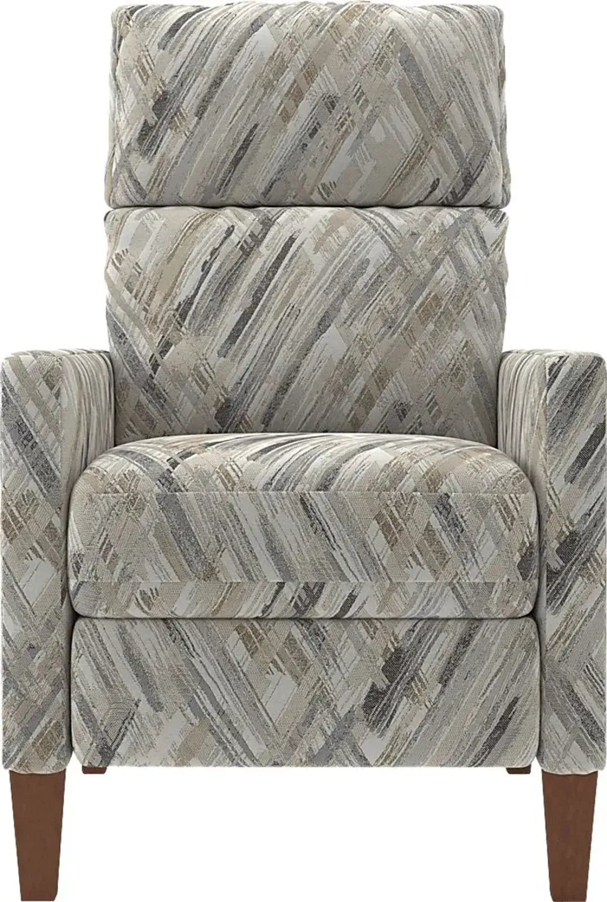 Brentway Taupe Push Back Recliner