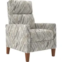 Brentway Taupe Push Back Recliner