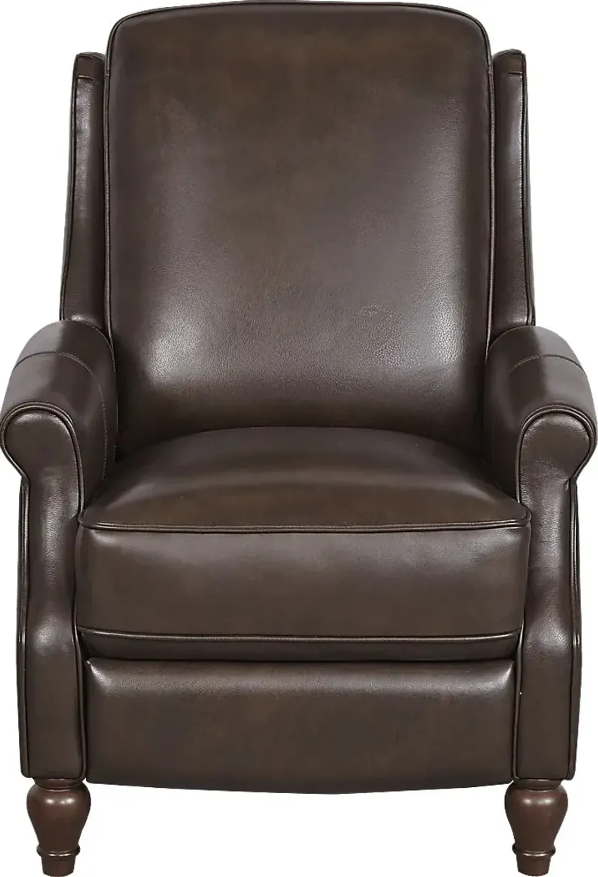 Westport Chocolate Leather Push Back Recliner