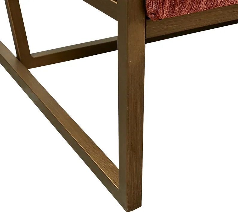 Dalark Red Accent Chair