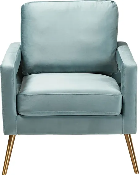Sugarberry Light Blue Accent Chair