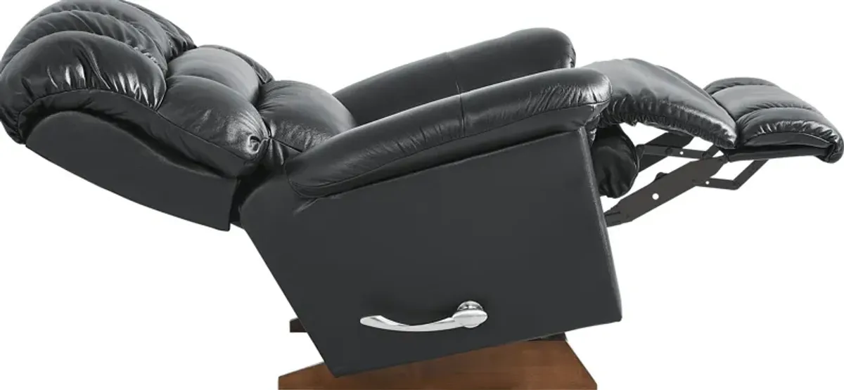 The Shaq Black Leather Recliner