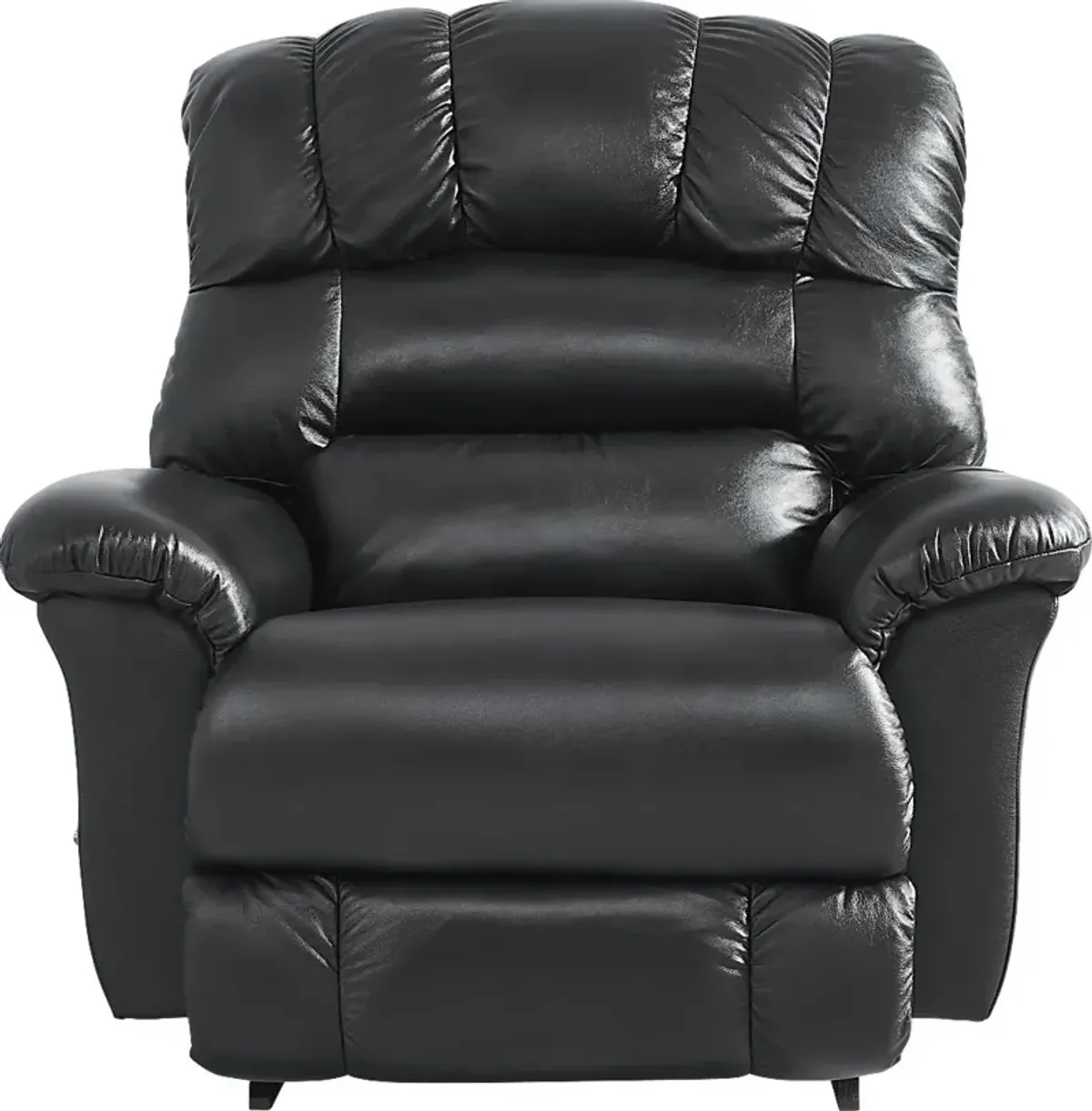 The Shaq Black Leather Recliner