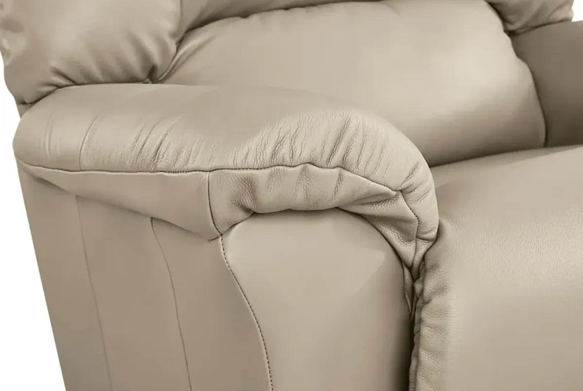 The Shaq Stone Leather Recliner