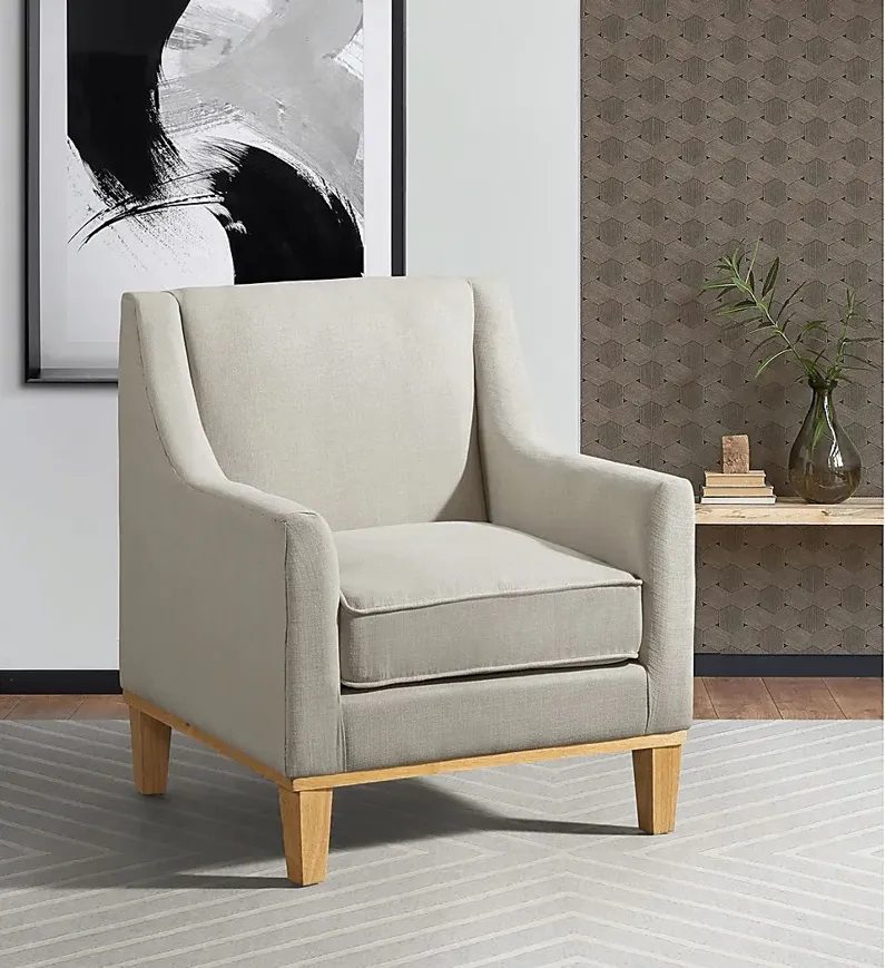 Kaali Beige Accent Chair