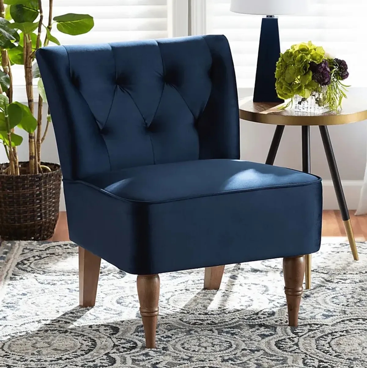 Wainwright Blue Accent Chair