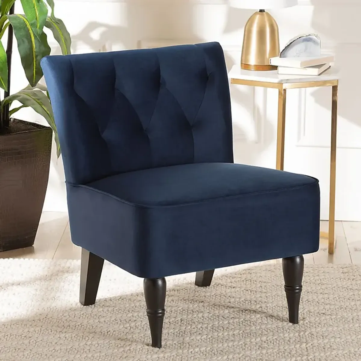 Wainwright Blue Accent Chair