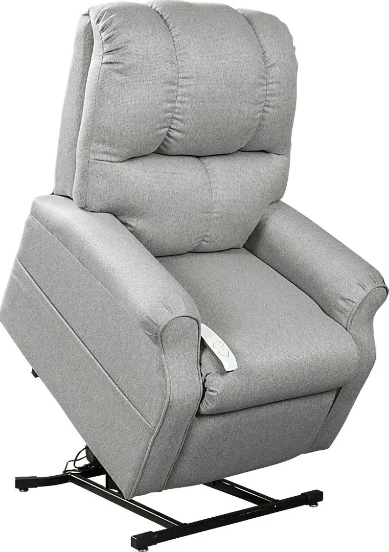 Pentonshire Gray Lift Chair Dual Power Recliner