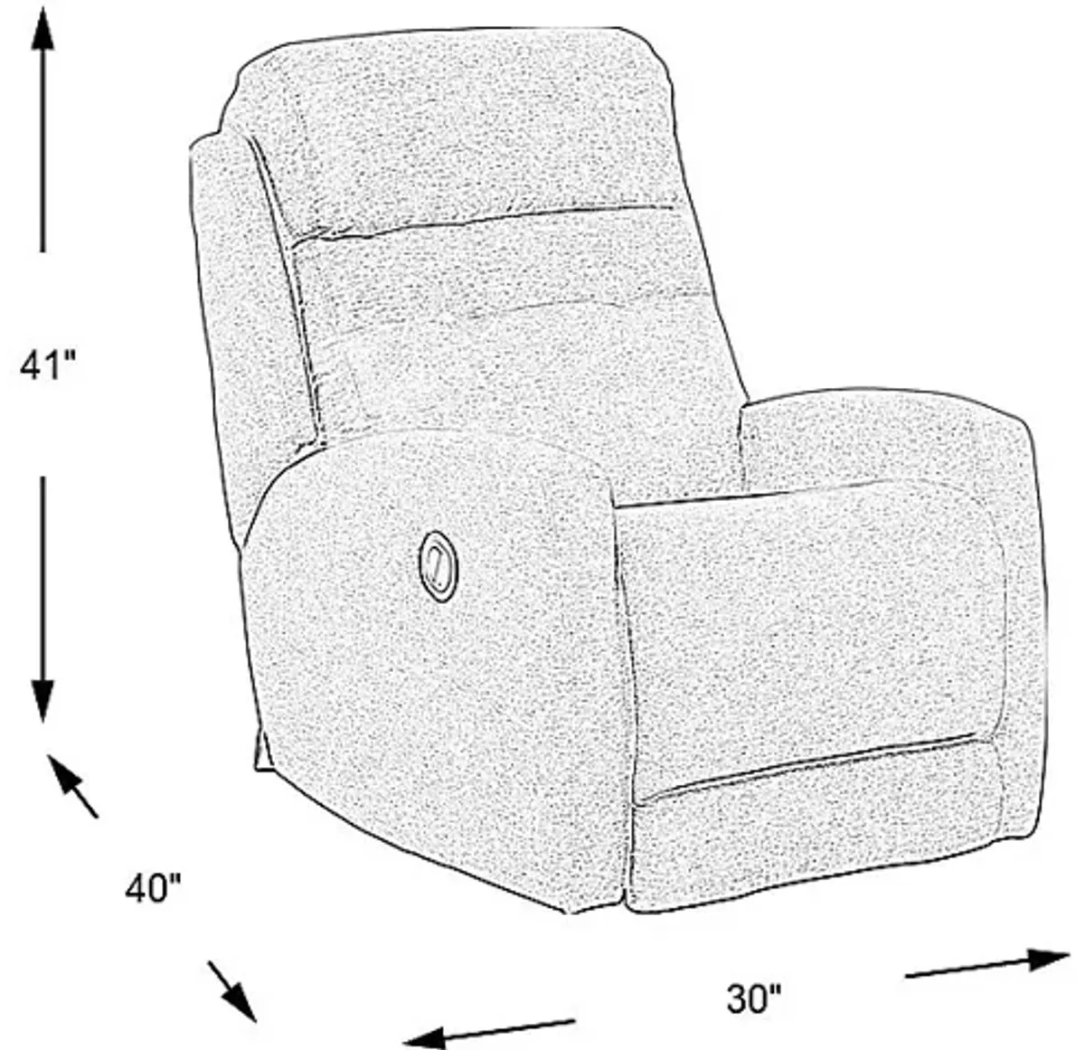 Bessemer Sandstone Recliner