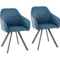 Hardwyck Teal Accent Chair, Set of 2