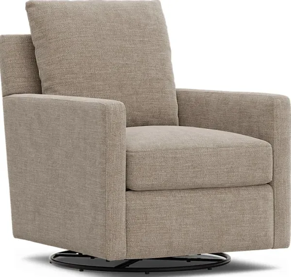 Tempo Modular Beige Swivel Glider