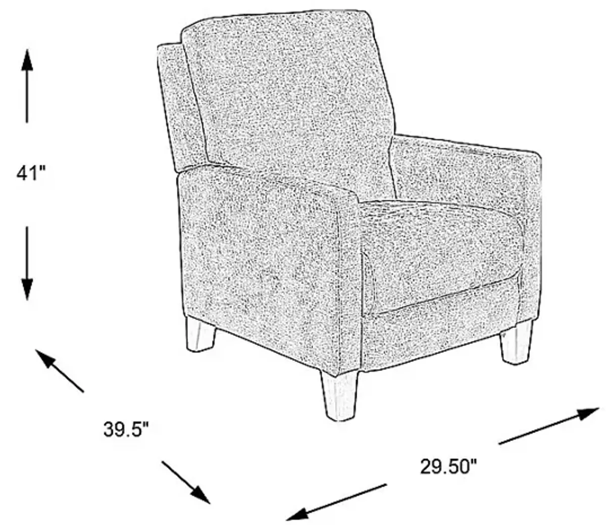 Norwich Granite Push Back Recliner