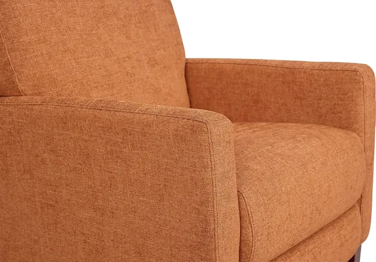 Norwich Russet Push Back Recliner