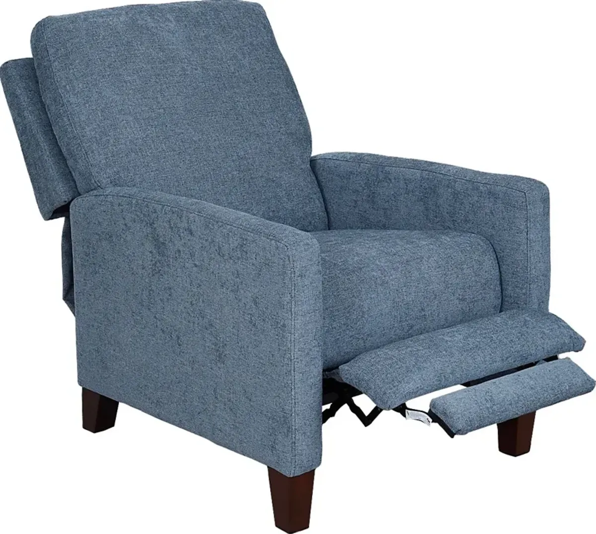 Norwich Chambray Push Back Recliner