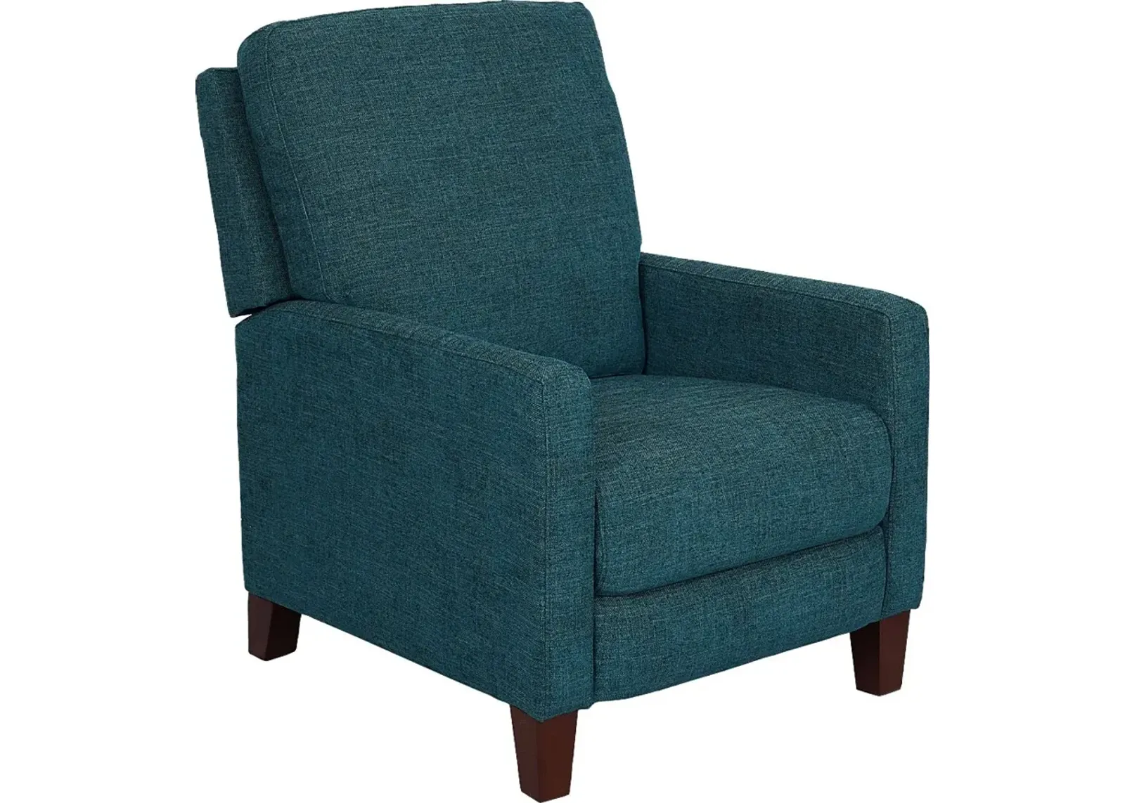 Norwich Teal Push Back Recliner