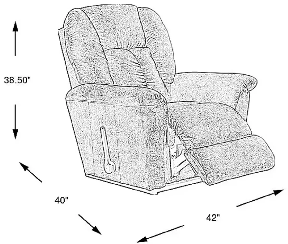 La-Z-Boy Jasper I Brown Rocker Recliner