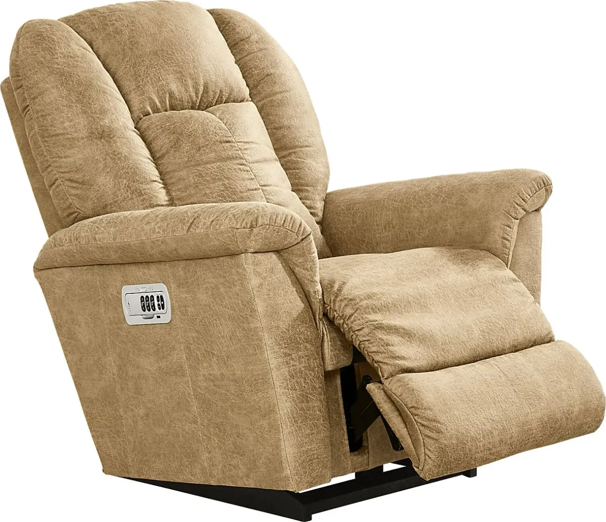 La-Z-Boy Jasper III Brown Dual Power Recliner