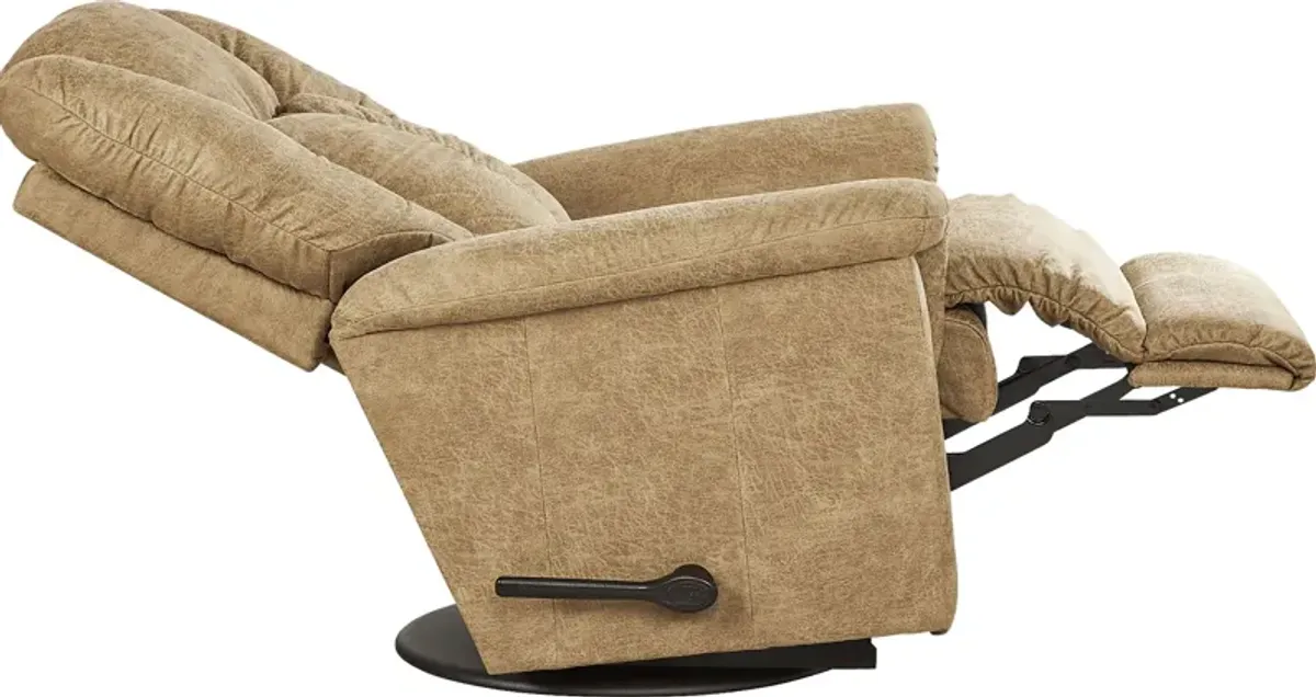 La-Z-Boy Jasper IV Brown Swivel Rocker Recliner