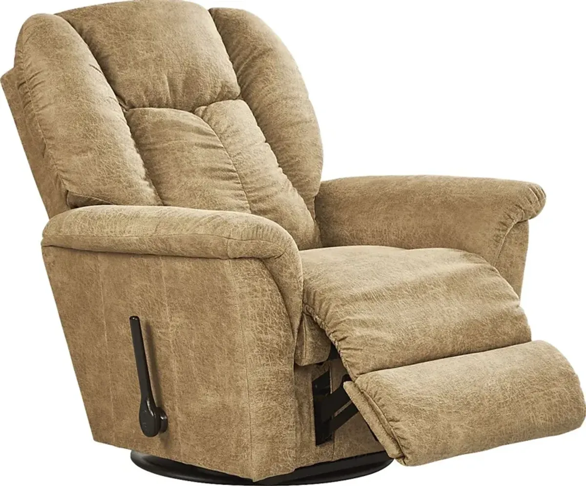 La-Z-Boy Jasper IV Brown Swivel Rocker Recliner