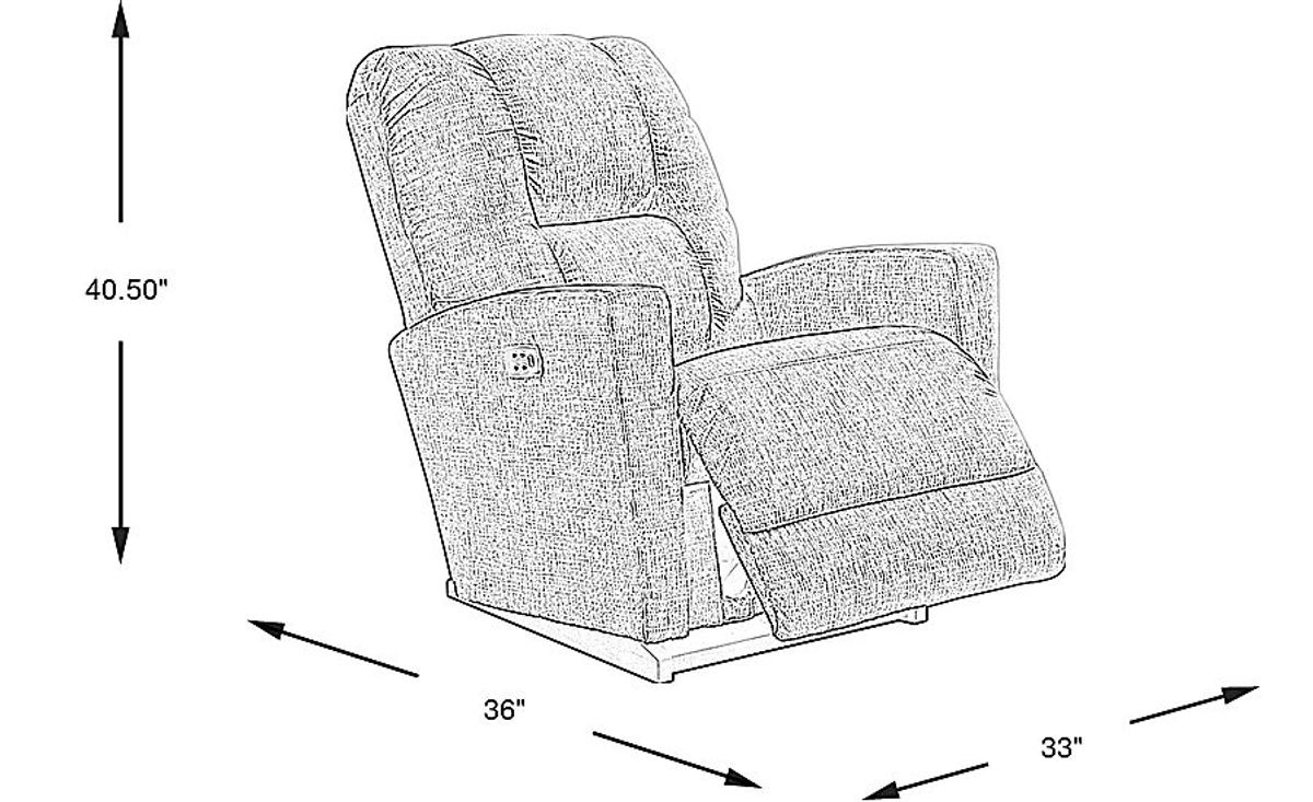 La-Z-Boy Casey III Mushroom Dual Power Recliner