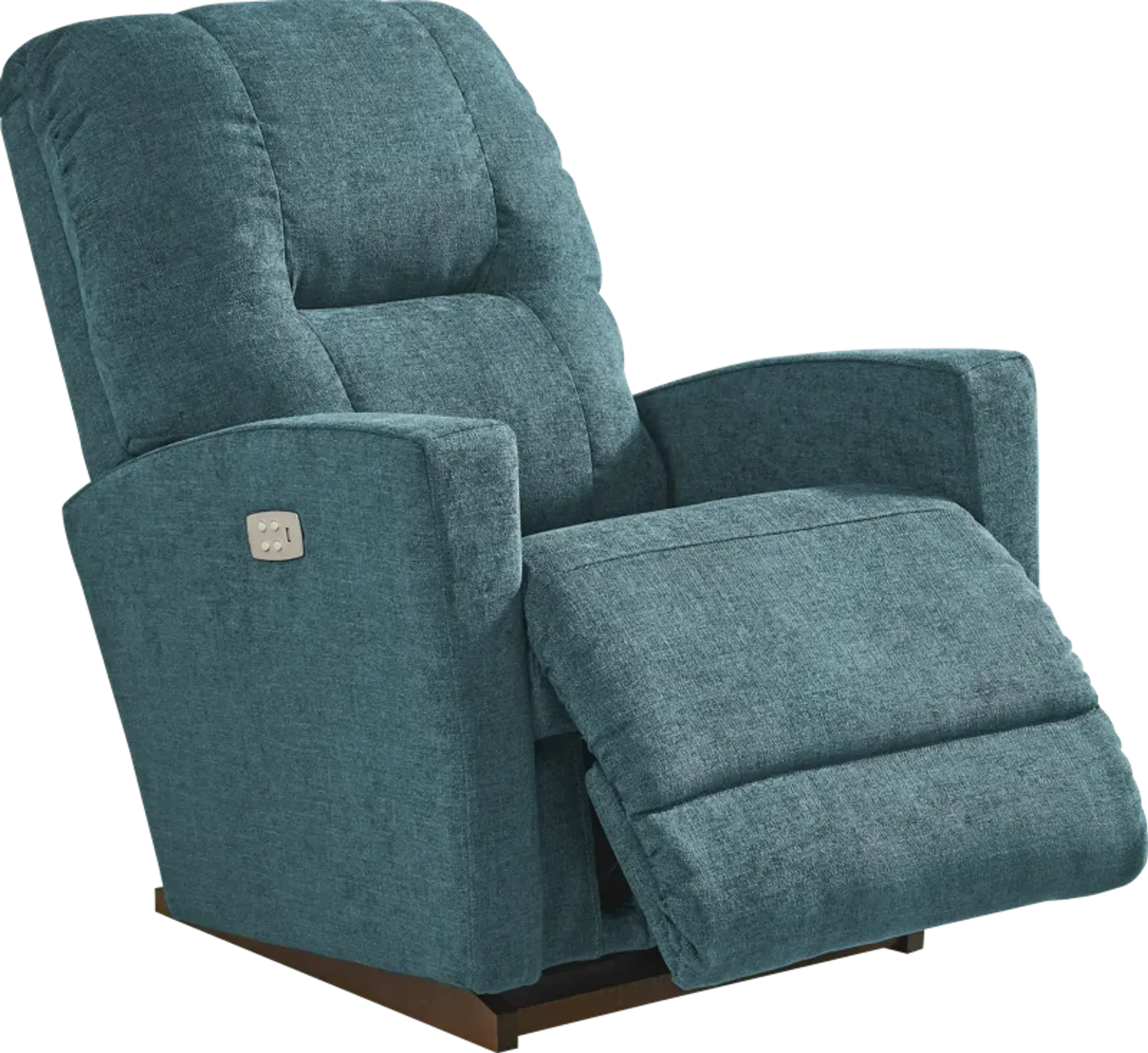La-Z-Boy Casey III Teal Dual Power Recliner | Furniture.com