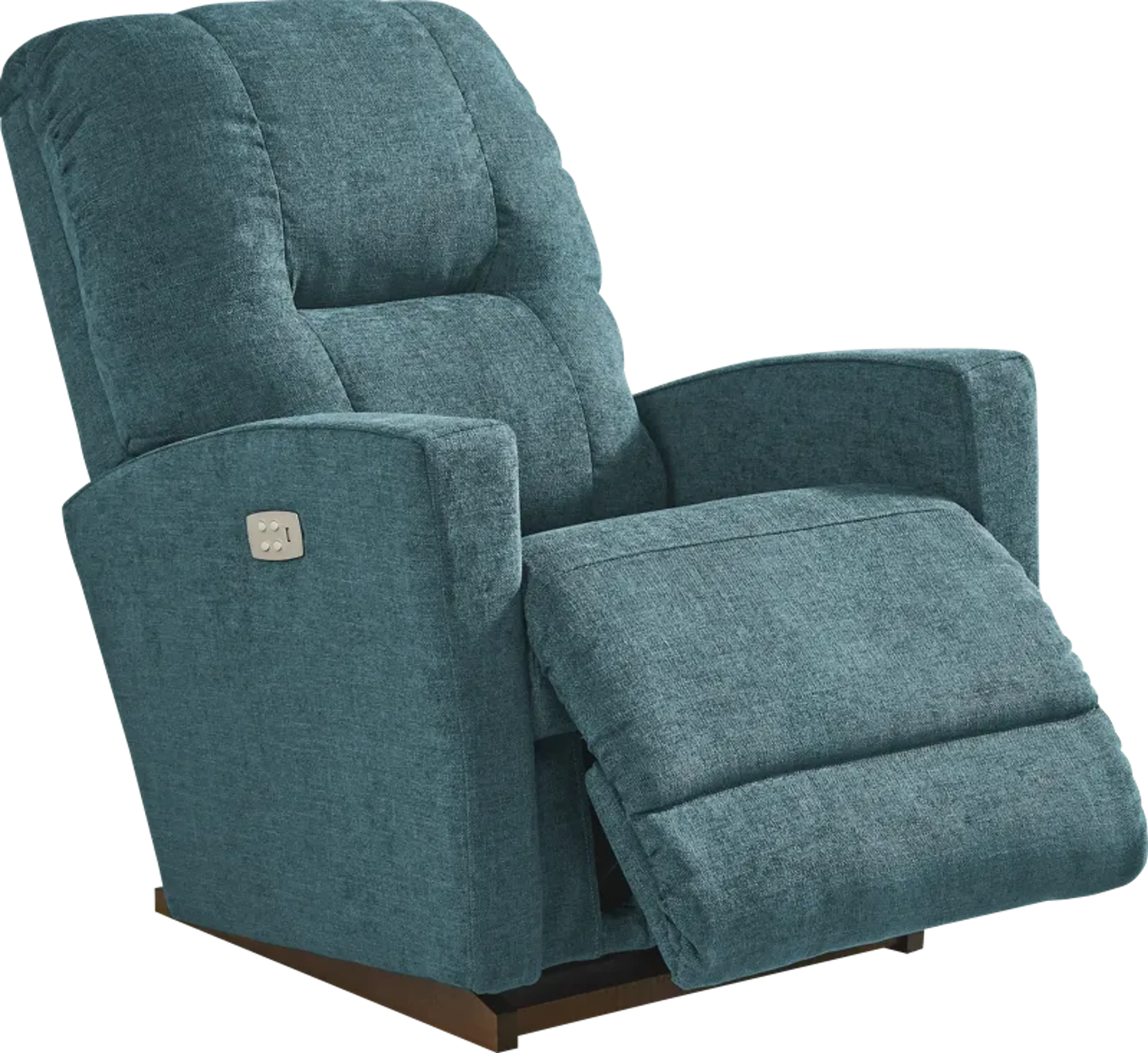 La-Z-Boy Casey III Teal Dual Power Recliner | Furniture.com