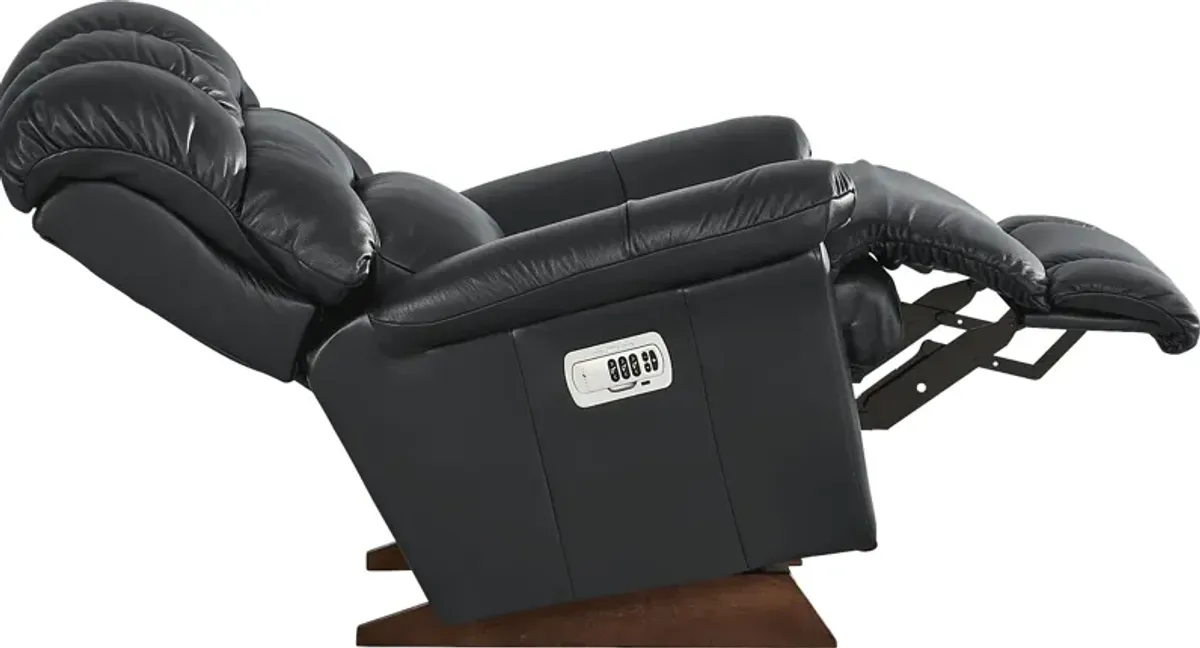 The Shaq Black Leather Power Recliner