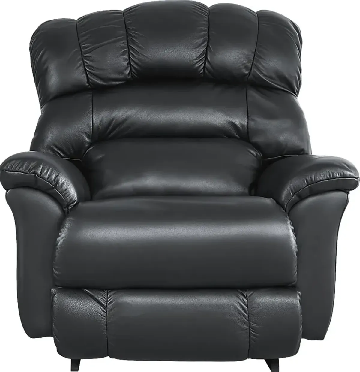 The Shaq Black Leather Power Recliner