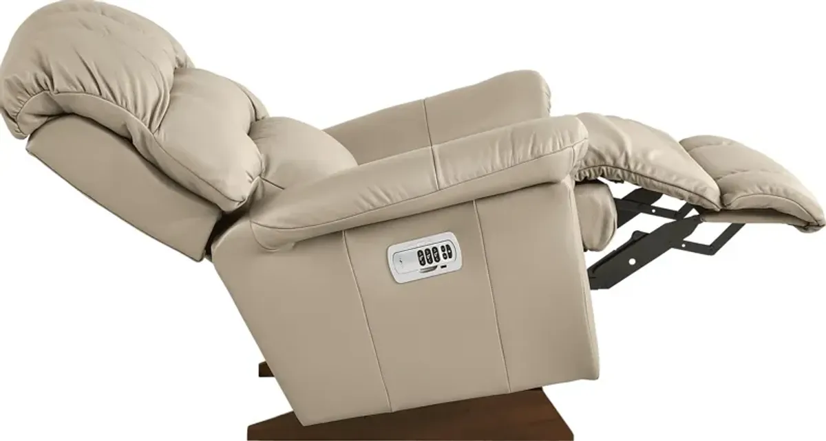 The Shaq Stone Leather Power Recliner