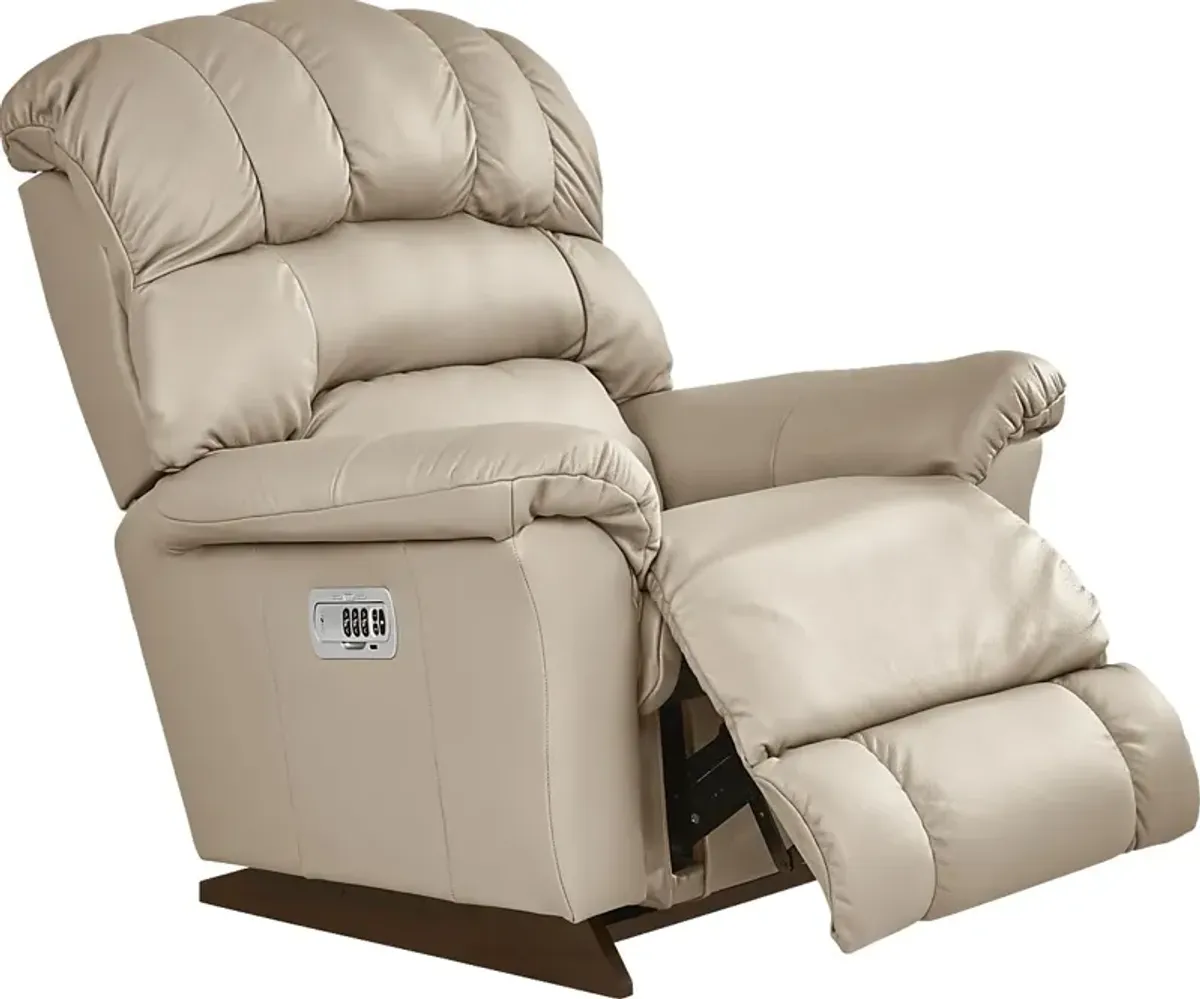 The Shaq Stone Leather Power Recliner