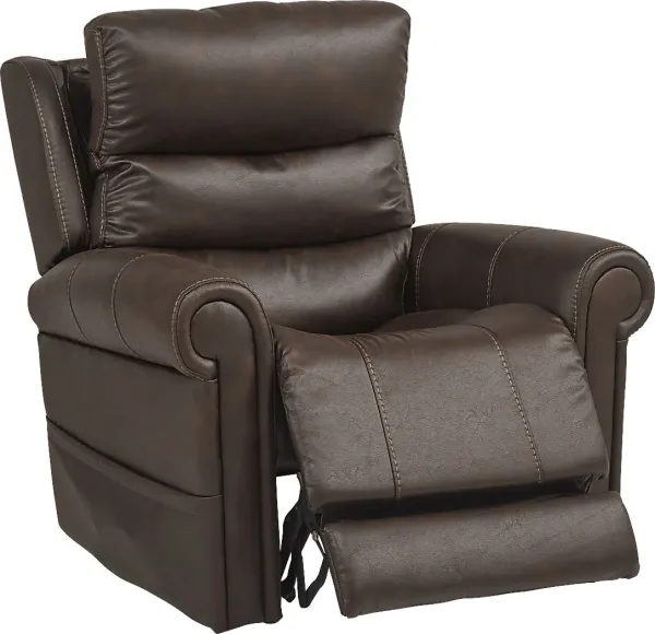 Colson Avenue Walnut Triple Power Lift Recliner