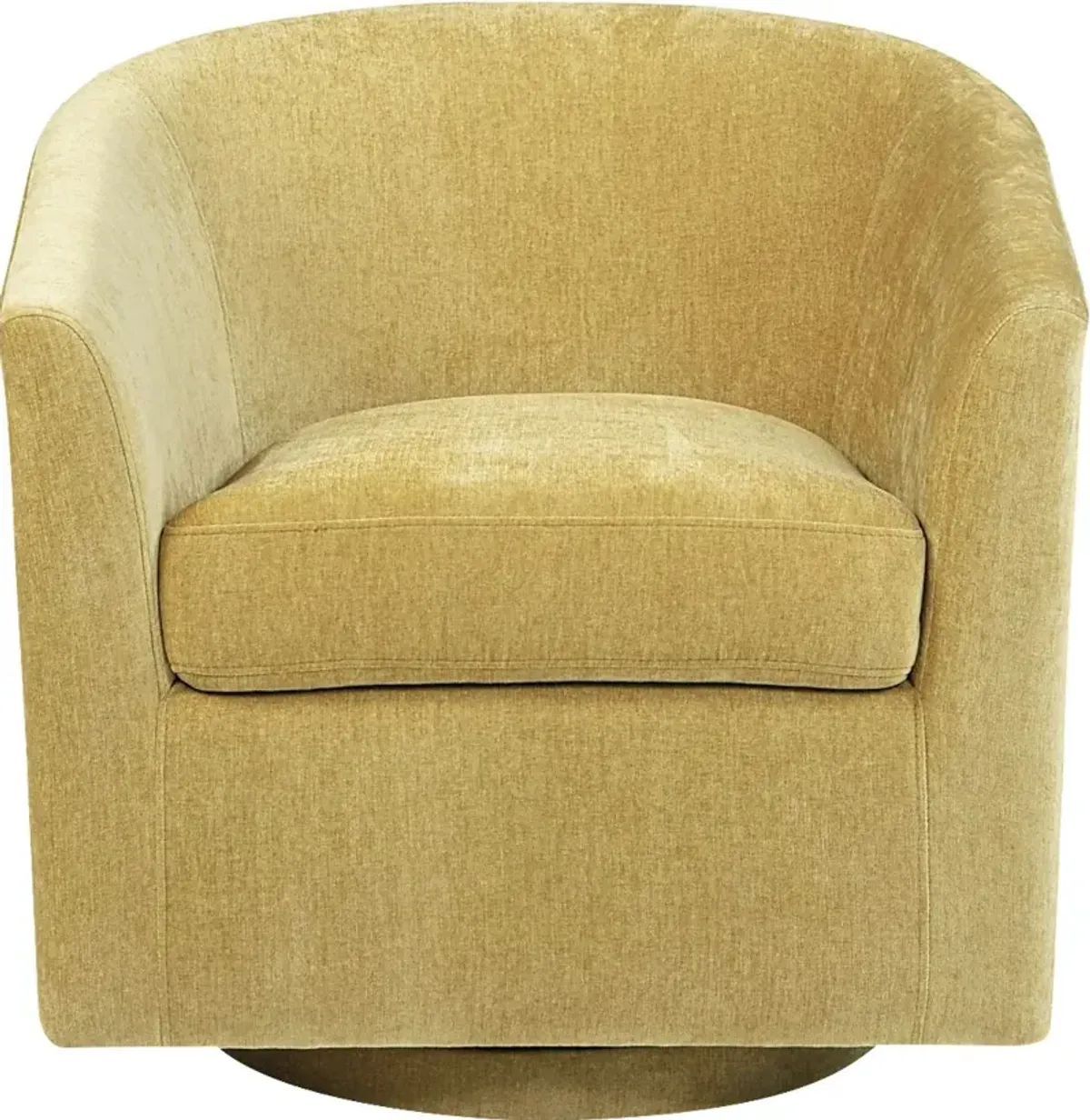 Mikaela Sunflower Swivel Accent Chair