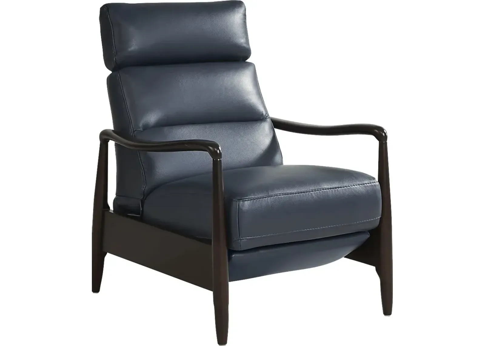 Coleston Blue Push Back Recliner