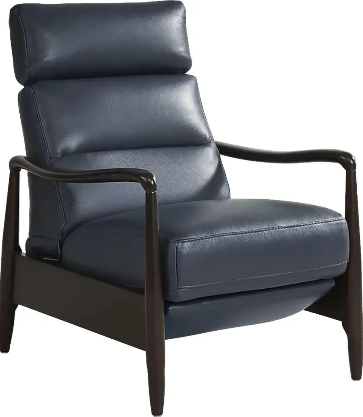 Coleston Blue Push Back Recliner